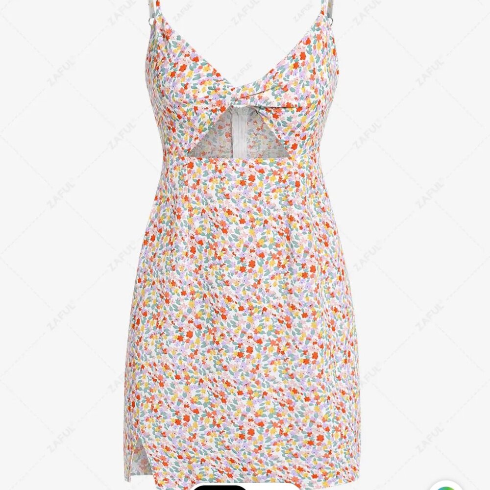 NWT!! Zaful Floral Sundress Swim Cover Up